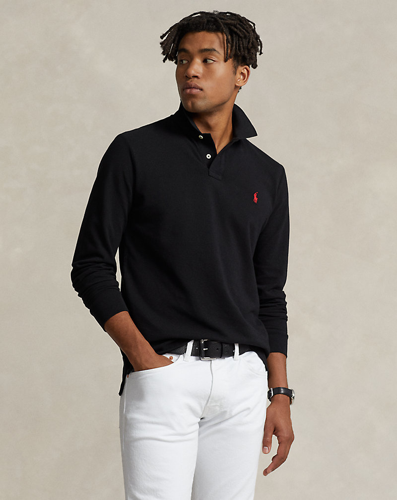 Camisa Polo em malha Custom Slim Fit Polo Ralph Lauren 1