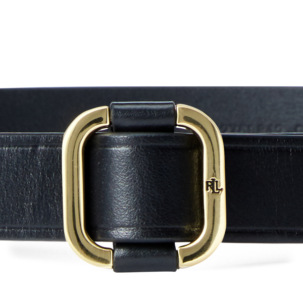 Lauren Leather Slide Buckle Belt 2
