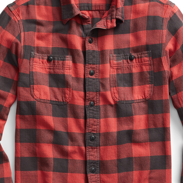 RRL Plaid Twill Workshirt 3