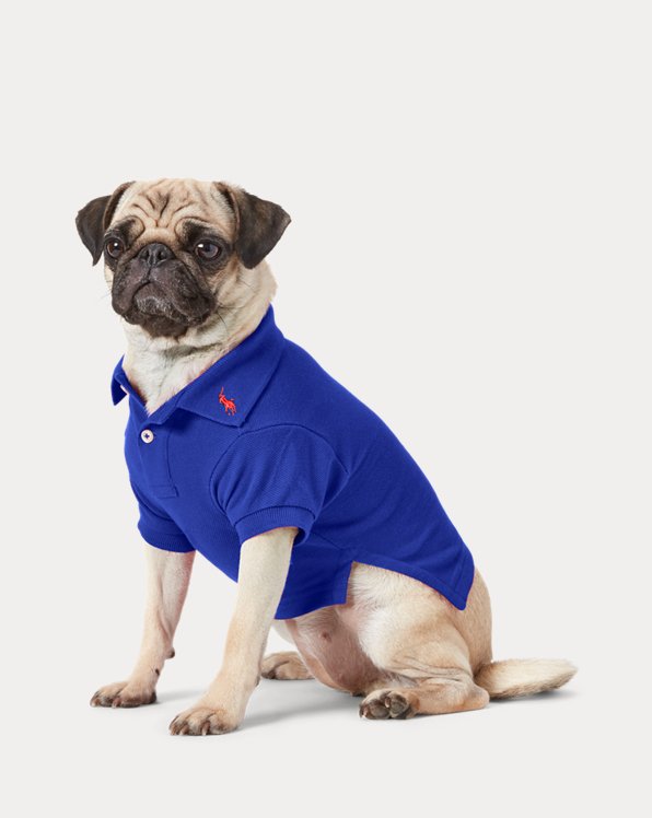 Katoenen mesh Polo-shirt voor honden