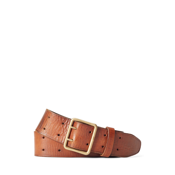 Tumbled Leather Belt
