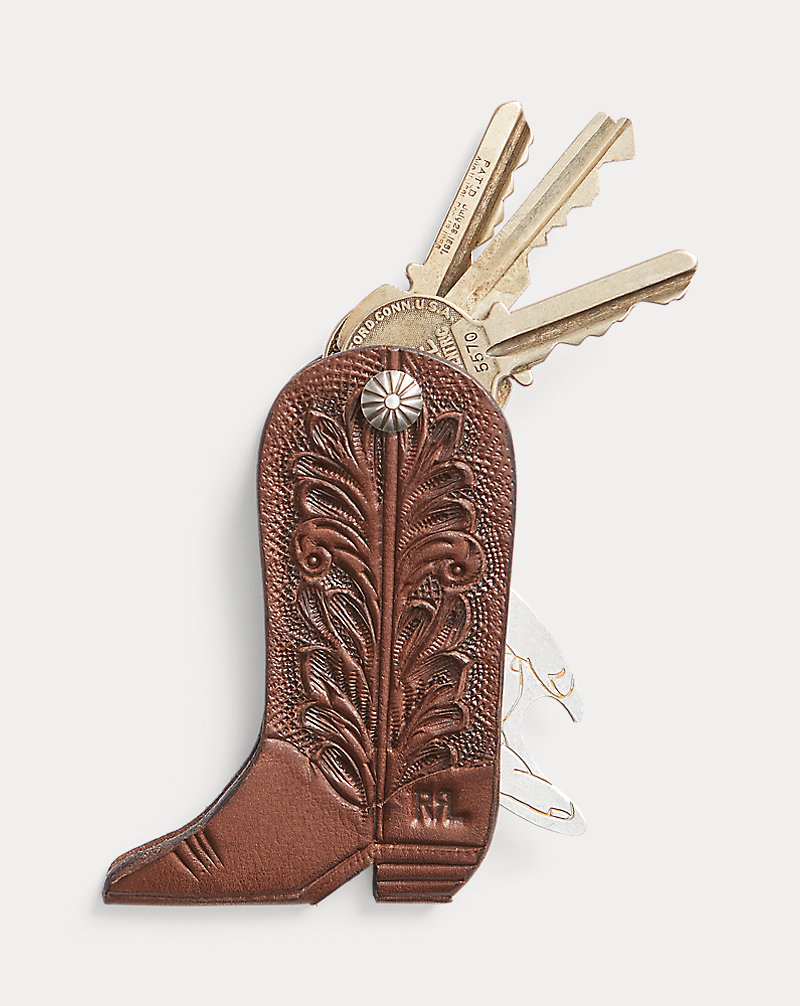Boot Leather Key Fob RRL 1