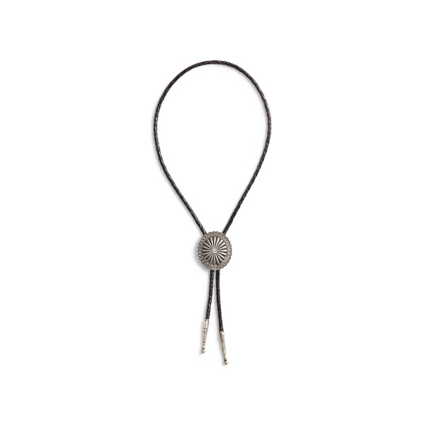 RRL Braided Leather Bolo Tie 4