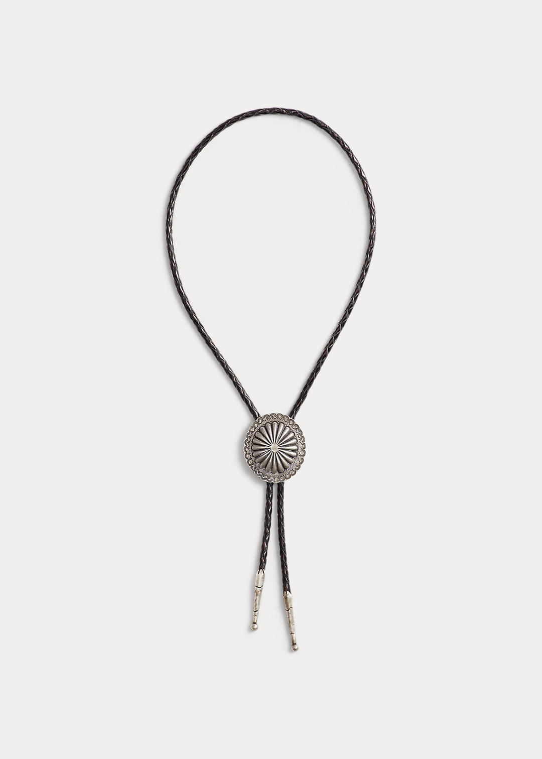 RRL Braided Leather Bolo Tie 4