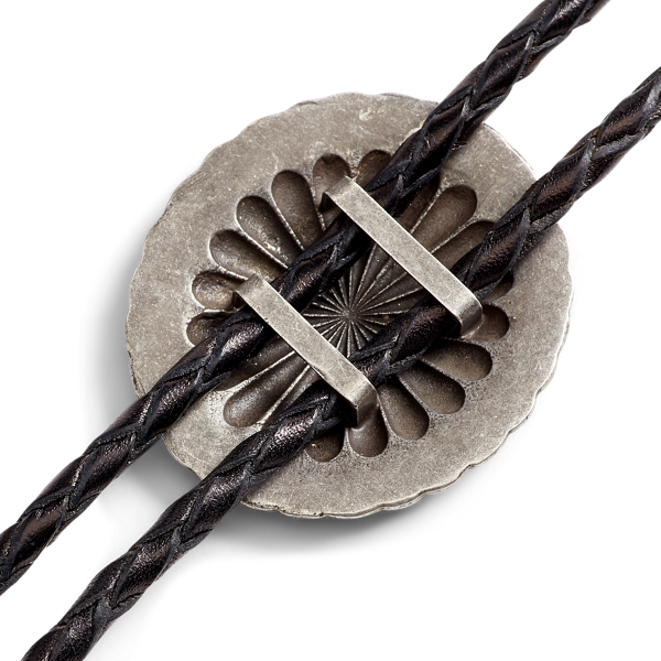 RRL Braided Leather Bolo Tie 5