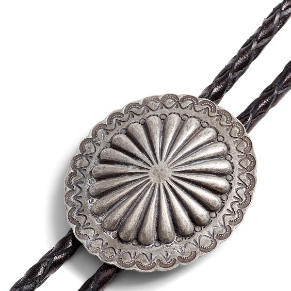 RRL Braided Leather Bolo Tie 3