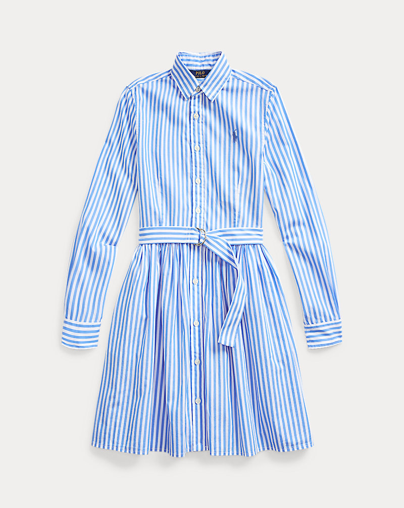 Striped Cotton Shirtdress Girls 7-16 1