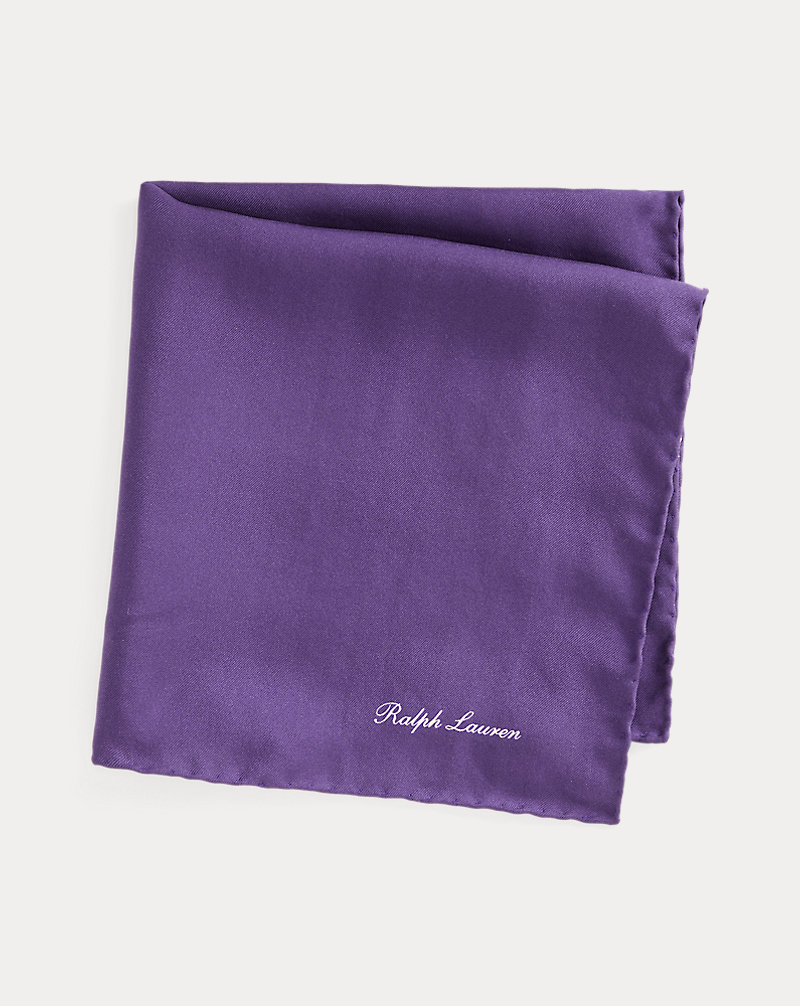 Silk Pocket Square Purple Label 1