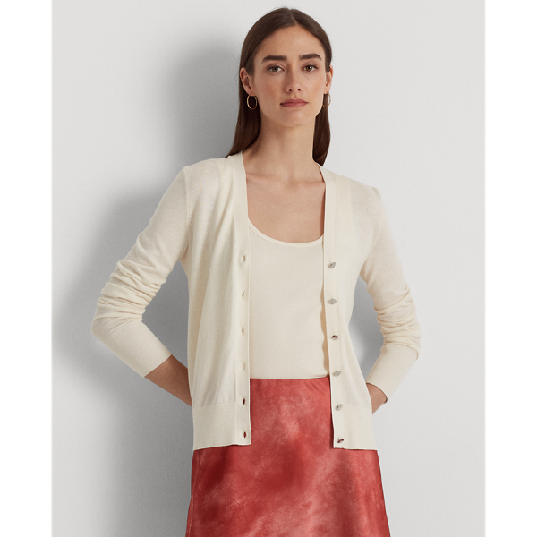 Cardigan en coton mélangé