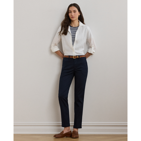 Lauren Slim Fit Stretch Chino Trouser 1
