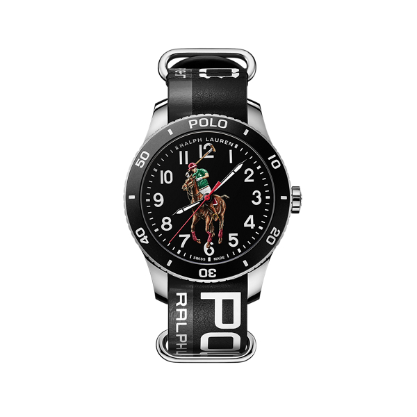 Relógio Polo Sport com Mostrador Preto