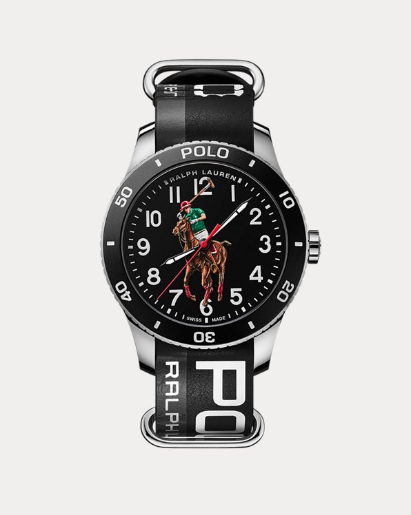 Polo Watch Black Dial