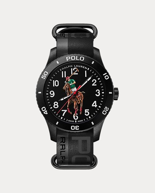Polo Sport Watch Black Dial