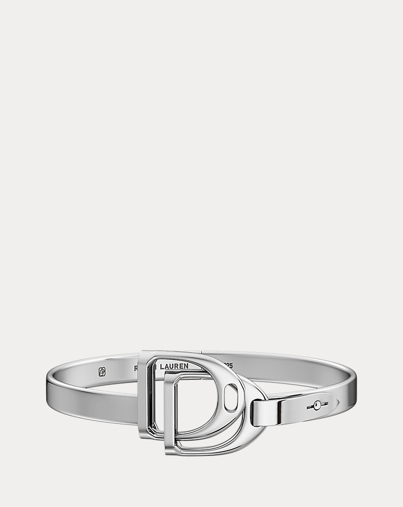 Sterling Silver Double-Stirrup Bangle The Equestrian Collection 1
