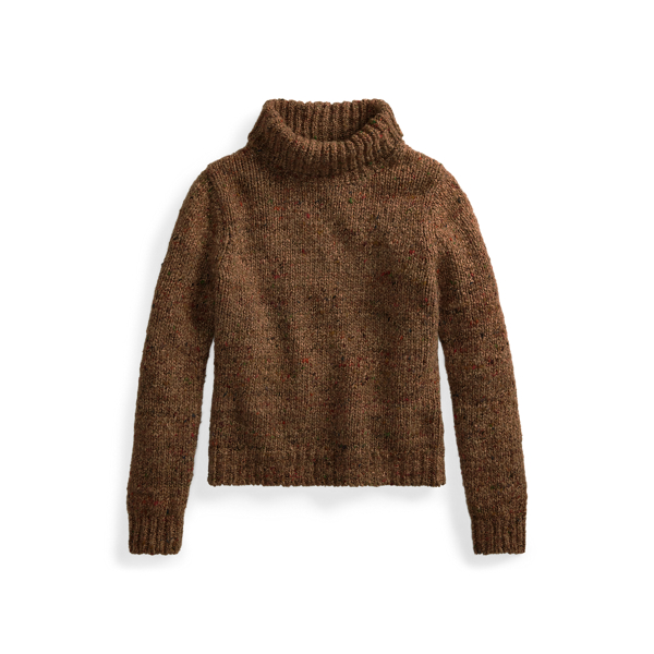 Chunky Wool-Blend Turtleneck para Women | Ralph Lauren® PT