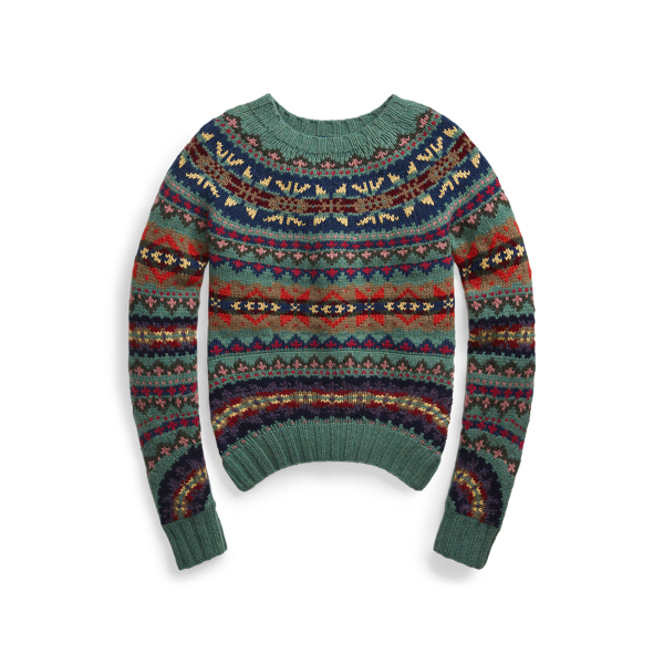 Pull droit en laine mélangée Carlos