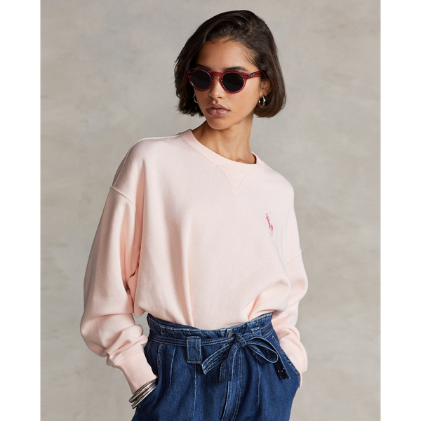 Rundhals-Sweatshirt mit Pink Pony