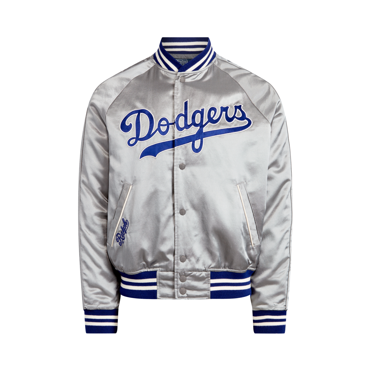 Men's Los Angeles Dodgers Polo Ralph Lauren Baseball Royal/Deckwash White  Jacket