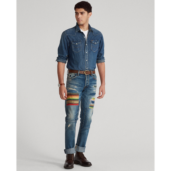 Ralph lauren varick slim straight best sale jeans