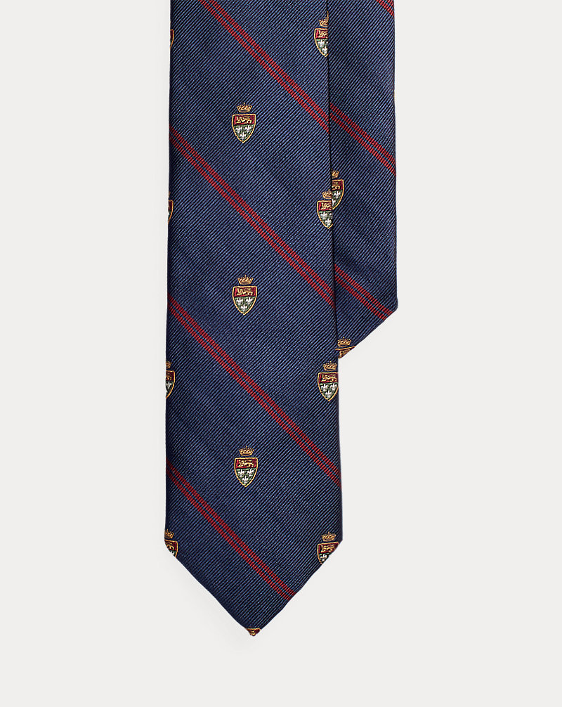Striped Silk Narrow Club Tie Polo Ralph Lauren 1