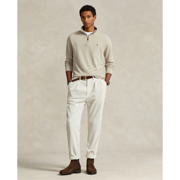 Estate Rib Quarter Zip Pullover for Men Ralph Lauren NL