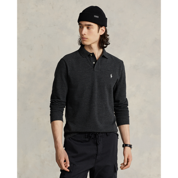 Custom Slim Fit Mesh Polo Shirt