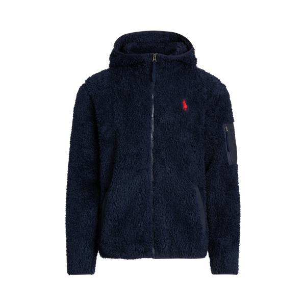 Sweat à capuche top en molleton ralph lauren