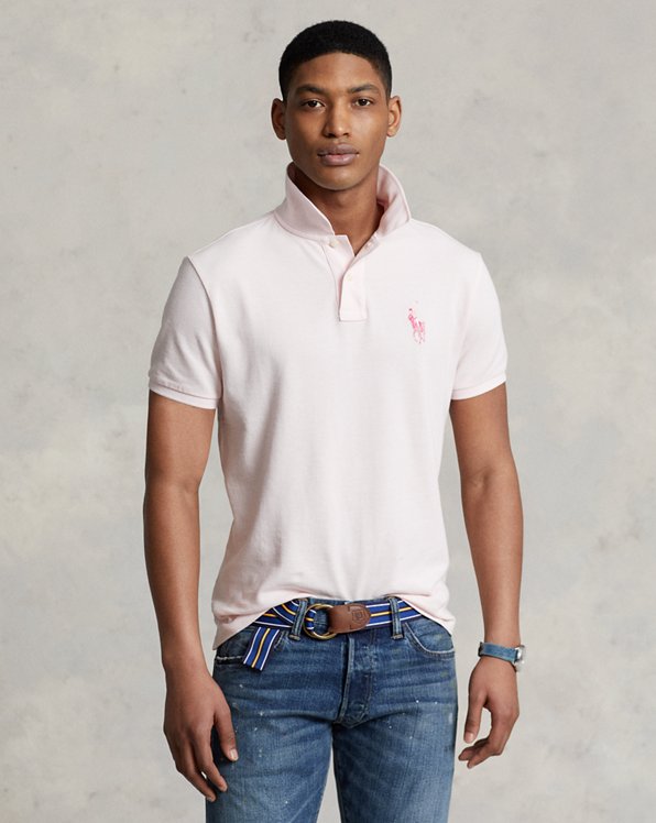 Pink Pony Custom Slim Fit Polo Shirt