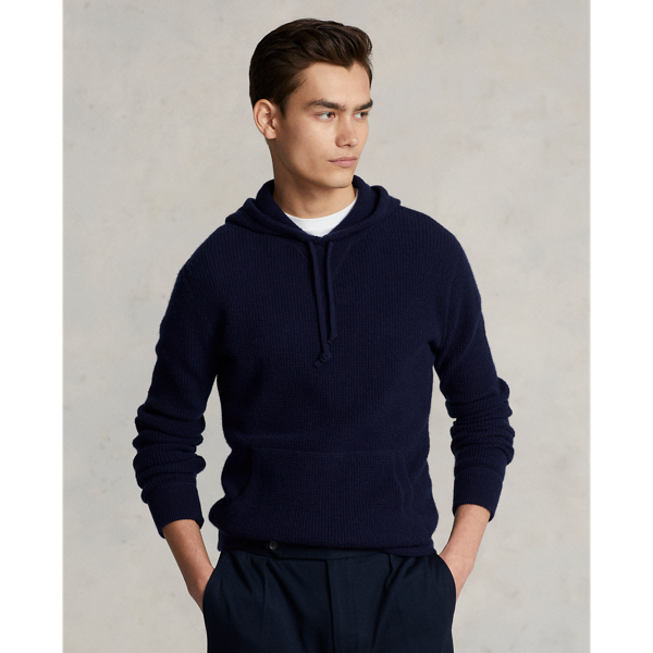 Washable Cashmere Hooded Sweater