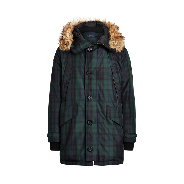Faux fur trimmed discount down parka ralph lauren
