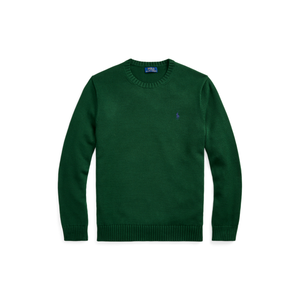 Cotton crewneck sweater store