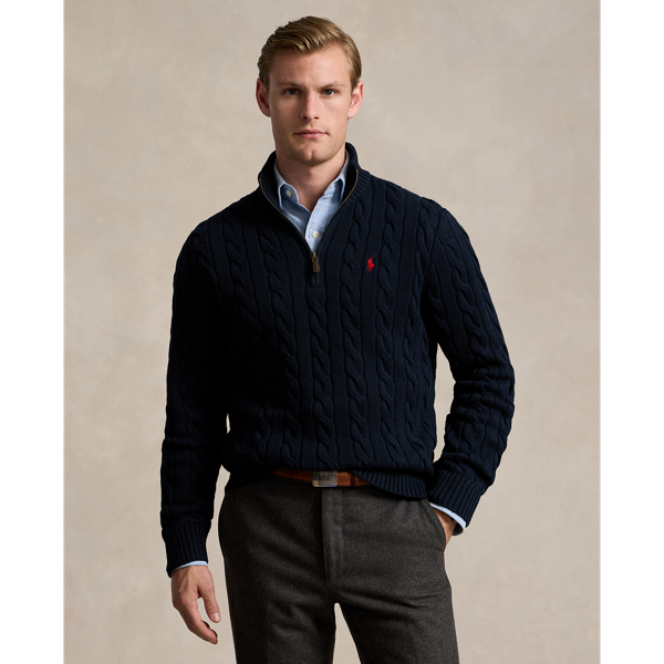 Cable-Knit Cotton Sweater | Ralph Lauren