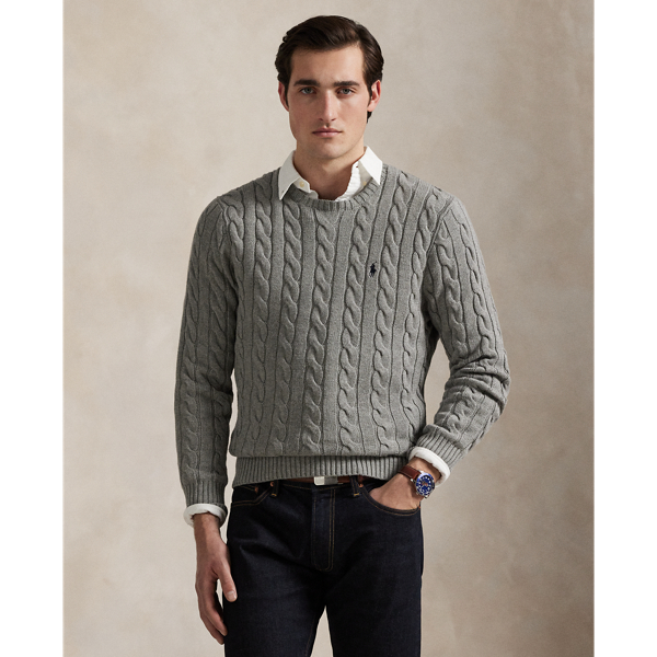 Cable-Knit Cotton Jumper