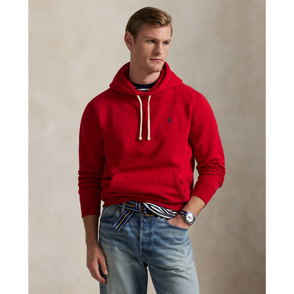 NWT $138.00 Polo Ralph Lauren Mens Fleece Full Zip Hoodie Red Size XXL -  Helia Beer Co