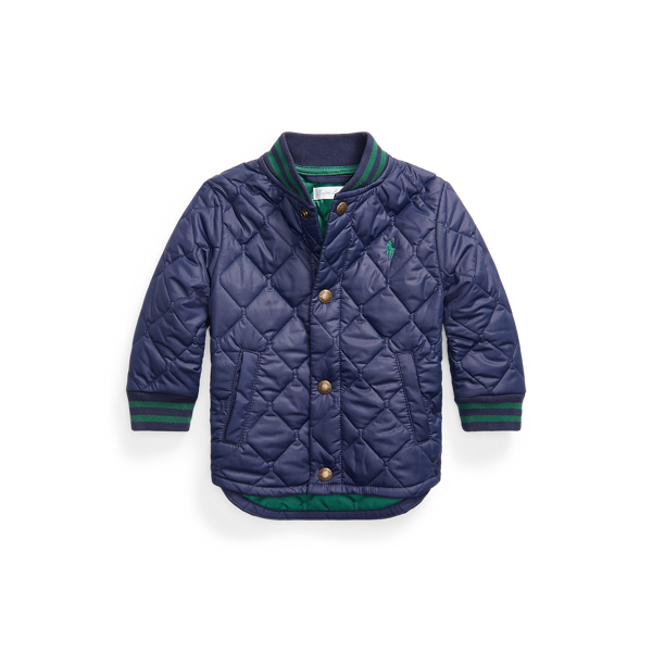 Water-Resistant Quilted Jacket Baby Boy 1