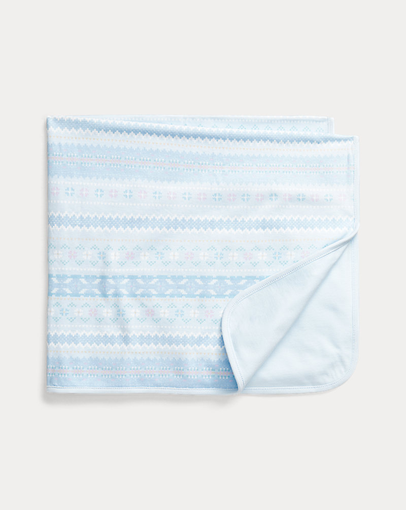 Print Interlock Blanket Baby Boy 1
