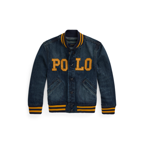 Denim Baseball Jacket