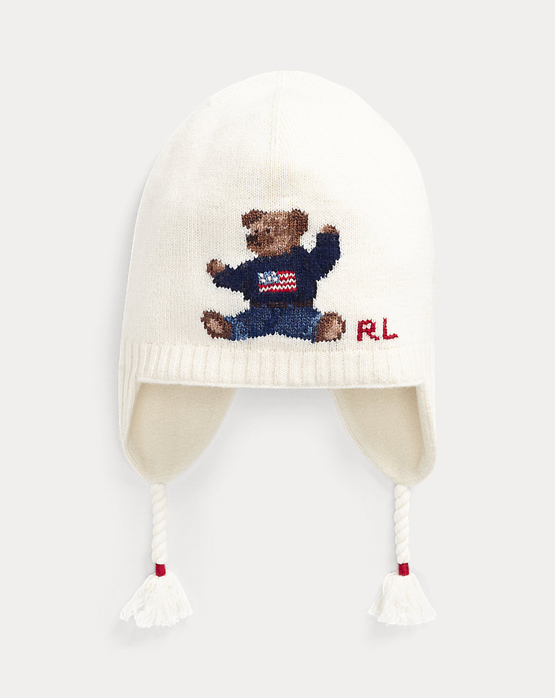 Polo Bear Wool-Blend Earflap Hat GIRLS 7-14 YEARS 1