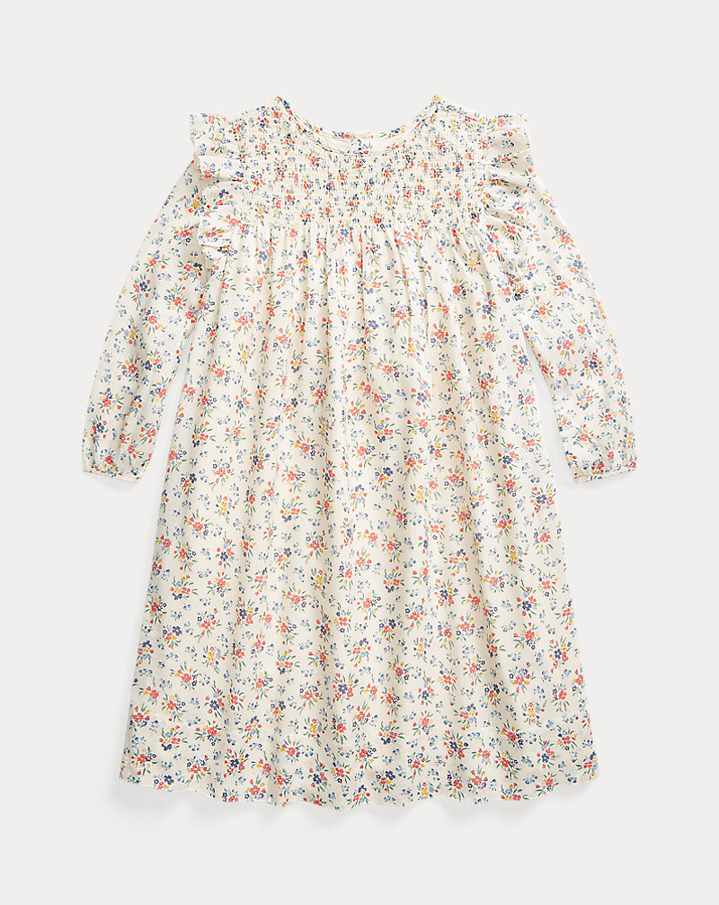 Floral Smocked Cotton Dress GIRLS 7-14 YEARS 1