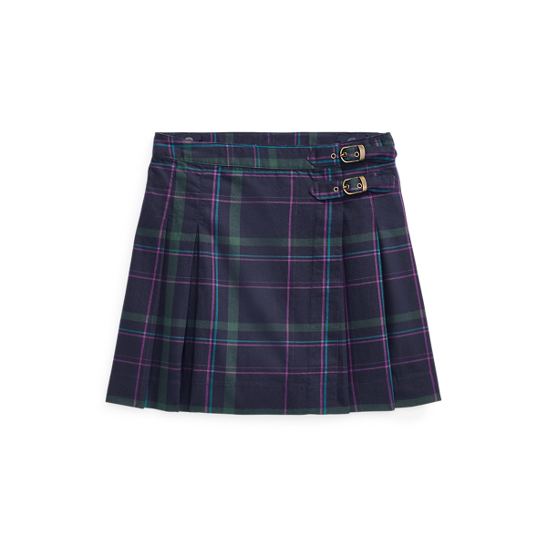 Plaid Twill Kilt Skirt GIRLS 7-14 YEARS 1