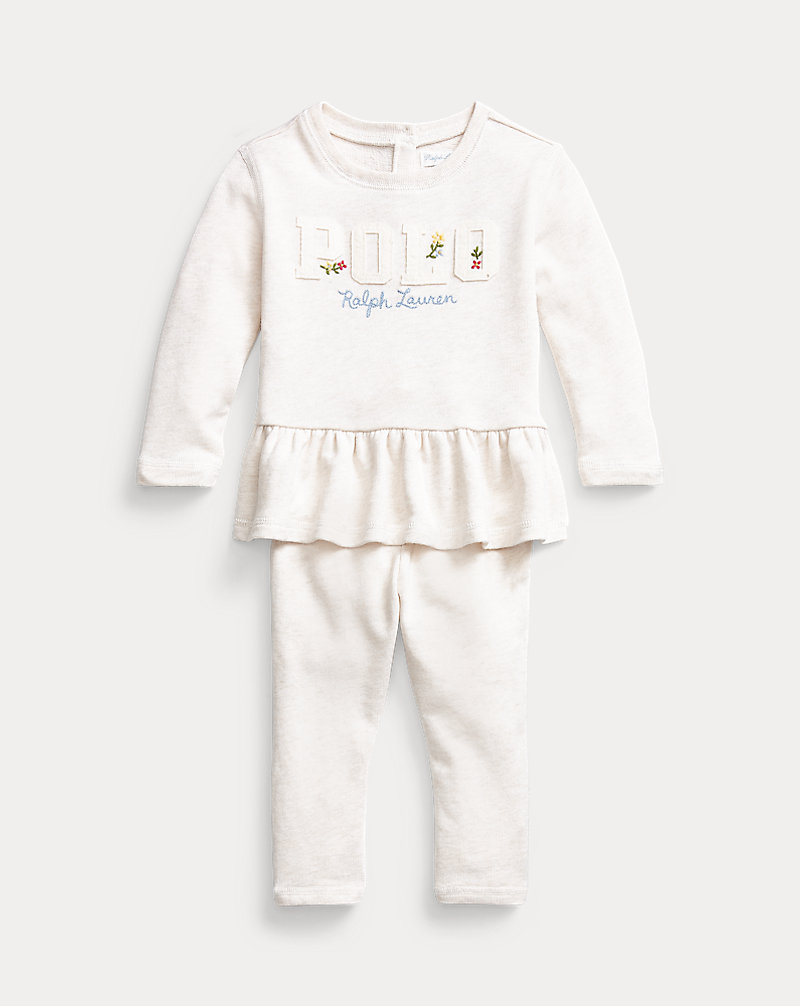 French Terry Top &amp; Joggers Set Baby Girl 1