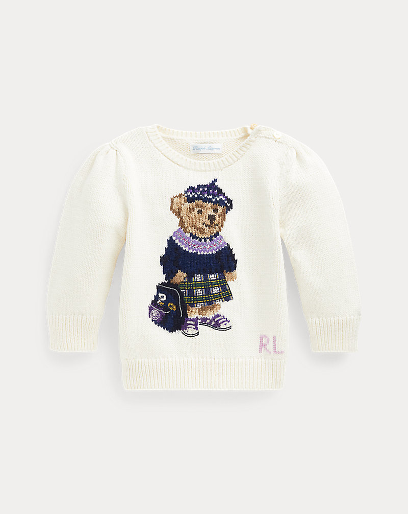 Pullover mit Polo Bear Baby-Mädchen 1