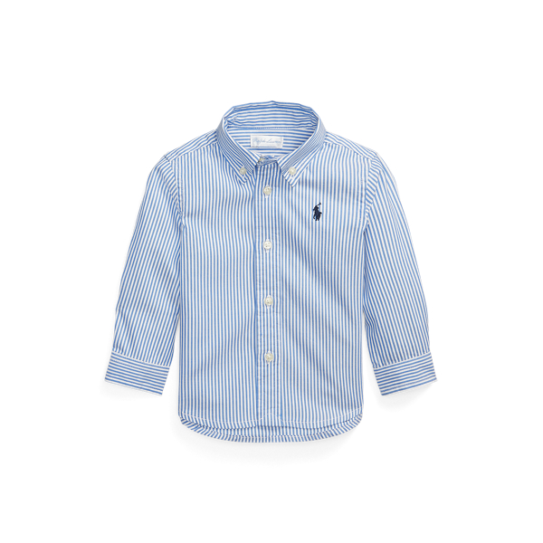 Camisa Oxford de algodón a rayas Bebé niño 1