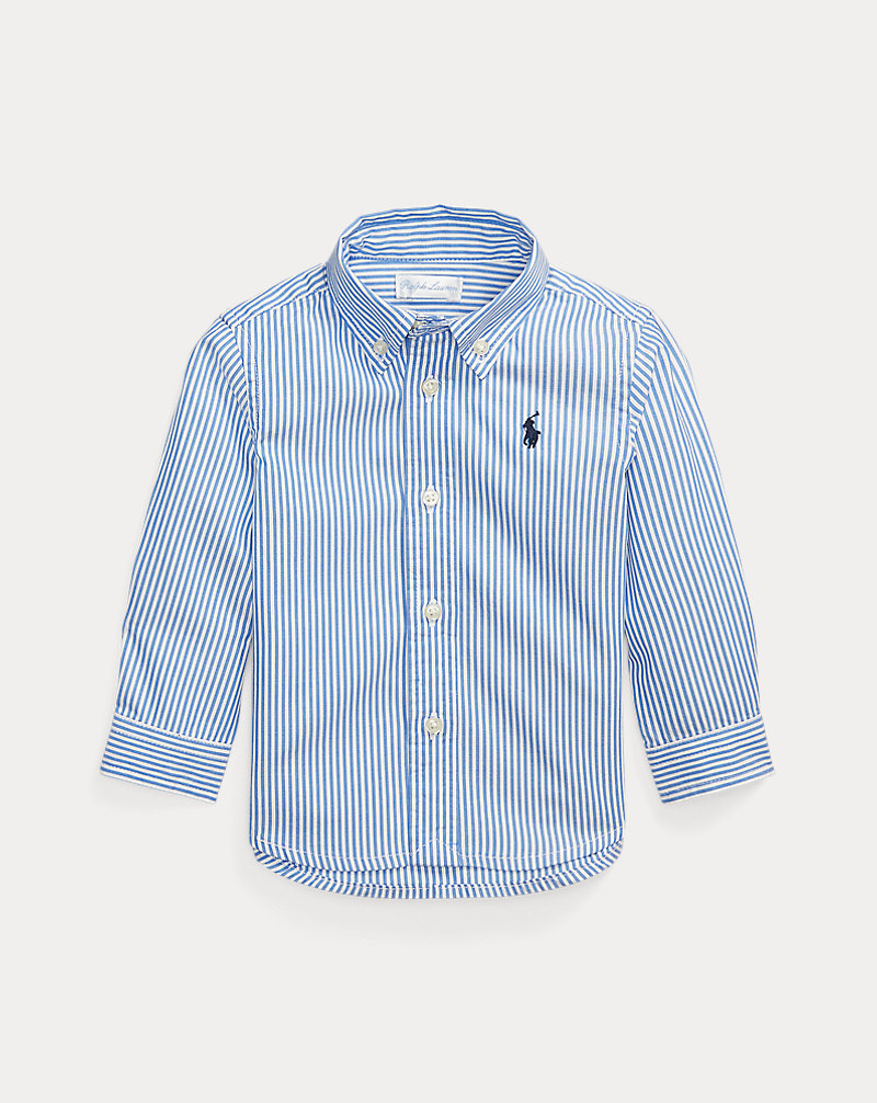 Striped Cotton Oxford Shirt Baby Boy 1