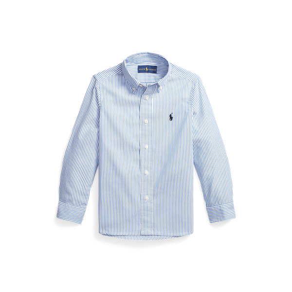 Camisa Oxford Slim às riscas