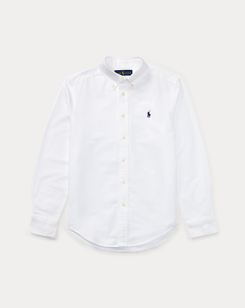 Camisa Oxford de algodão Slim Fit RAPAZ DOS 6 AOS 14 ANOS 1