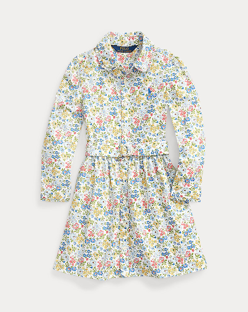 Floral Belted Shirtdress GIRLS 1.5-6.5 YEARS 1