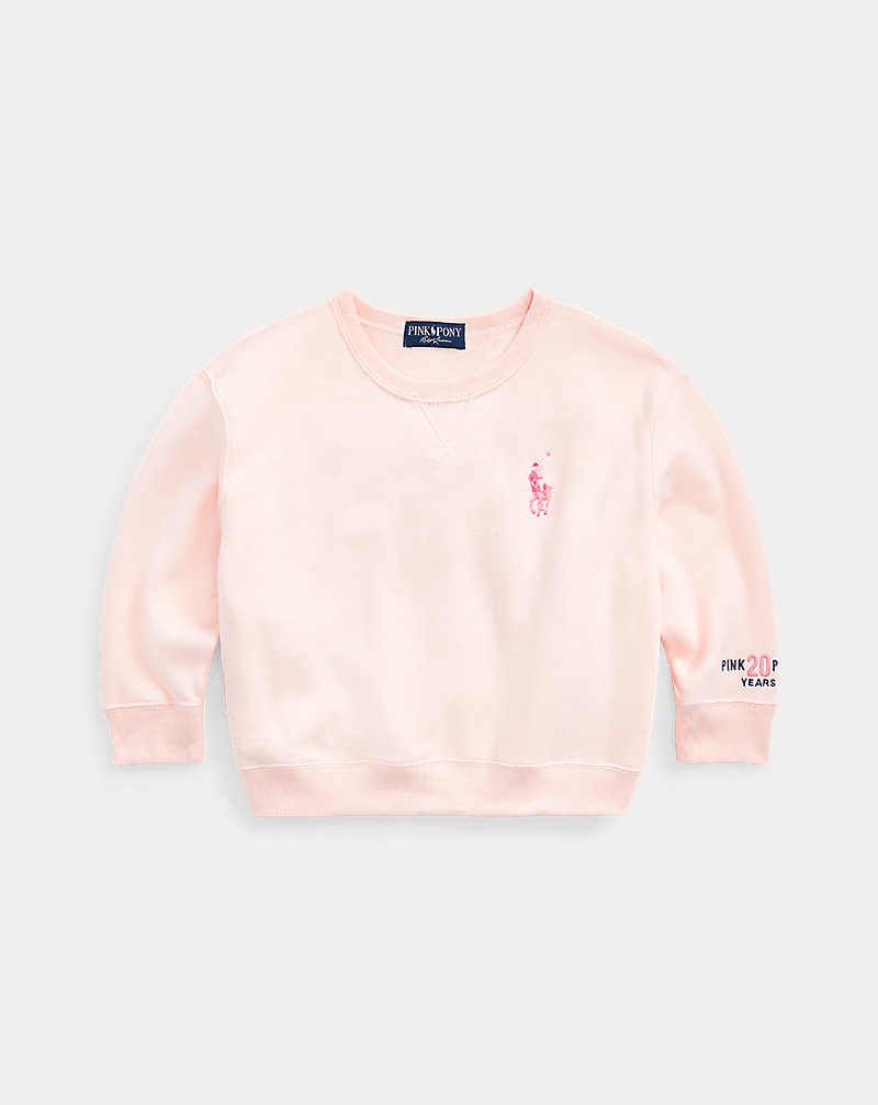 Pink Pony Fleece Sweatshirt Girls 2-6x 1