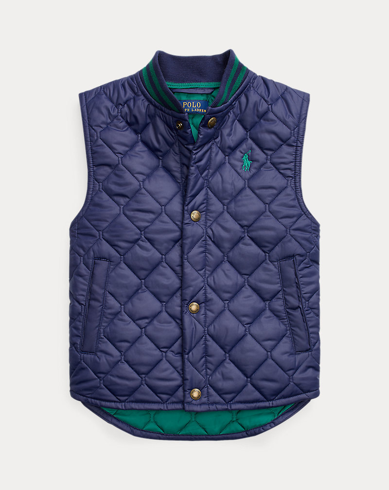 Water-Resistant Quilted Gilet BOYS 1.5-6 YEARS 1