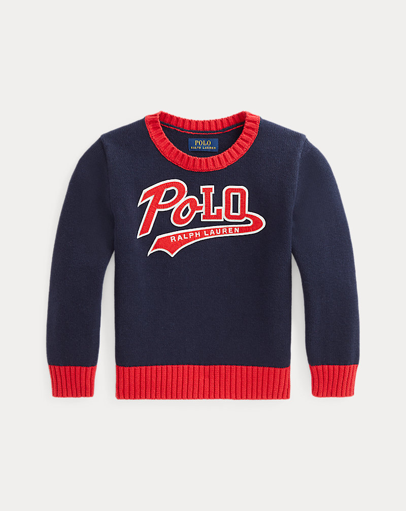 Logo-Patch Cotton Jumper BOYS 1.5-6 YEARS 1